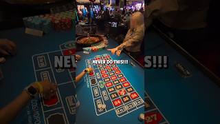 NEVER do this at a Roulette table #ThatCasinoLife