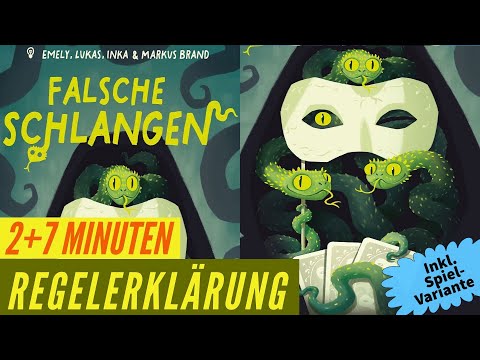 Falsche Schlangen Regeln Anleitung Kartenspiel Familienspiel Bluff Deduktion