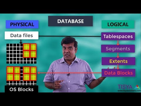 Relationships of Physical and Logical Storage structures in an Oracle Database - DBArch Video 22