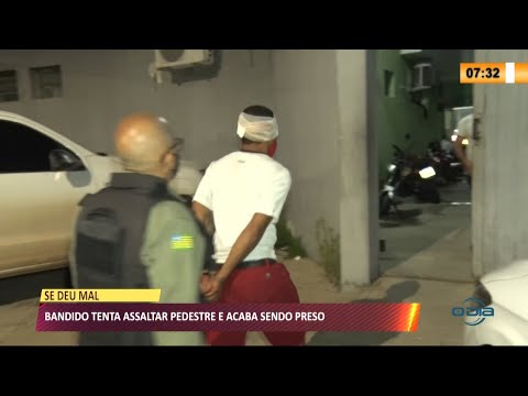 Populares agridem suspeito de assalto perto do Mercado do Dirceu 23 03 2021