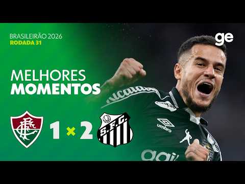 Gols e melhores lances de Fluminense x Santos