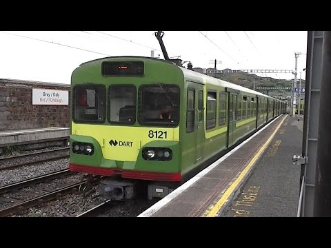 Irish Rail 8100 Class Dart Train number 8121 - Bray Station, Wicklow