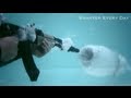 AK-47 Underwater at 27,450 frames per second ...