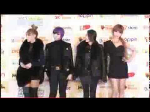 2NE1 on the Red Carpet at 2012 Melon Music Awards