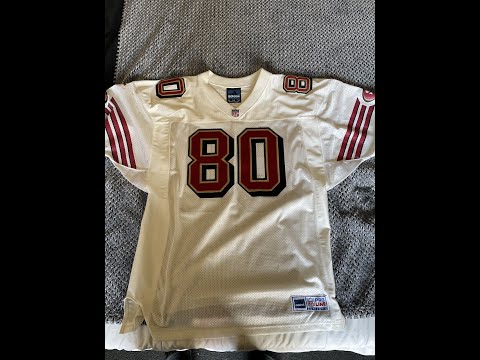 San Francisco 49ers Authentic Jerry Rice 1999 Adidas Away Jersey