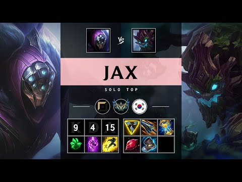 Jax Top vs Maokai: Dominating - KR Challenger Patch 14.24