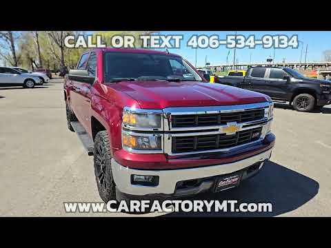 2014 Red /Black Leather Chevrolet Silverado 1500 2LT All StarEdition (3GCUKRECXEG) with an 5.3 Ecotec3 V8 engine, 6 speed automatic transmission, located at 4562 State Avenue, Billings, MT, 59101, (406) 896-9833, 45.769516, -108.526772 - 2014 Chevrolet Silverado 1500 2LT Z71 Crew Cab 4WD - All Star Edition! 5.3L V8 OHV 16V Ecotec3 engine - 6 speed automatic transmission - 4WD - 128,950 miles LT Plus package - All Star Edition - air conditioning - dual zone climate control - tilt and telescoping steering wheel - cruise control - Photo #0
