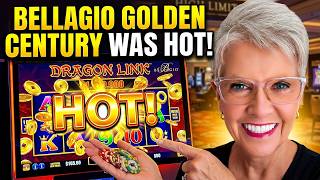I PLAYED DRAGON LINK AT THE BELLAGIO FOR 1 HOUR #casino #jackpot #vegas