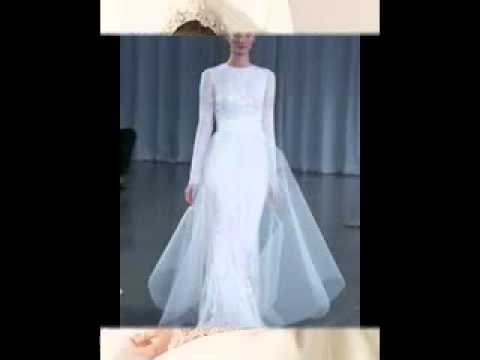 Long sleeved wedding dresses Video