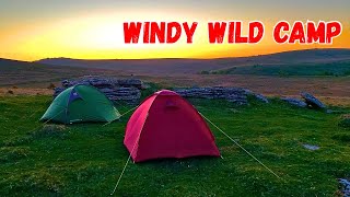 WINDY WILD CAMP with a STUNNING SUNRISE!! | Eurohike Tamar 2