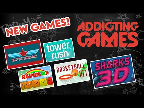 New Releases at Addicting Games! Tower Rush, Shark 3d, Elite Squad, Basketball Hit and More!