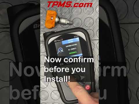 BHSens (Huf) TPMS sensor programming for a Toyota vehicle UVS7050 on an ATEQ DT41