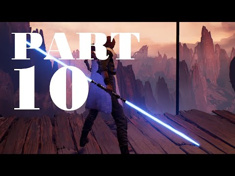 STAR WARS JEDI FALLEN ORDER Walkthrough Gameplay Part 10 - DOUBLE LIGHTSABER (FULL GAME - NO COM)