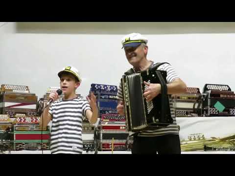 7. srečanje frajtonarjev - Ljubno - Miro Albinini in vnuk Erazem