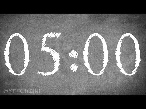 5 Minute Silent Timer ⏰ with Alarm 🔔