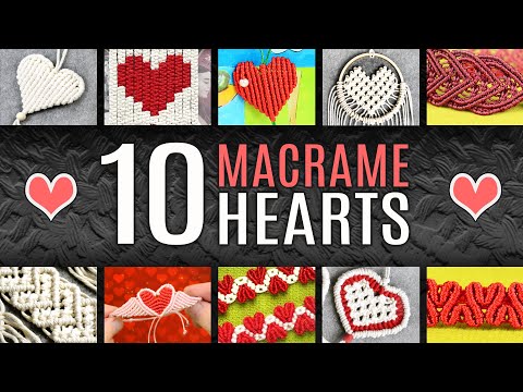 WAVY CELTIC HEART PATTERN MACRAME BRACELET TUTORIAL PULSERA MACRAMÉ