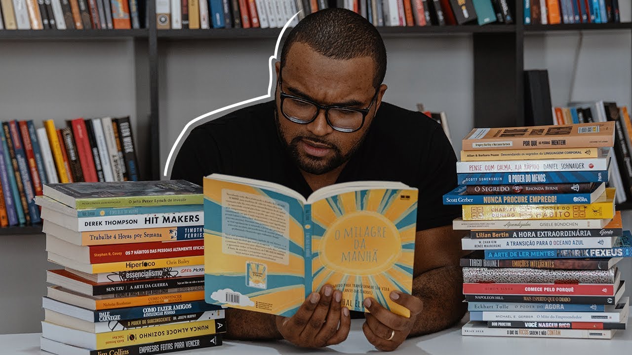 A MINHA TÉCNICA PARA LER UM LIVRO POR SEMANA || Tiago Fonseca