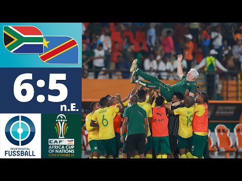Südafrika gewinnt Elfmeter-Krimi im Spiel um Platz 3! | Südafrika - DR Kongo