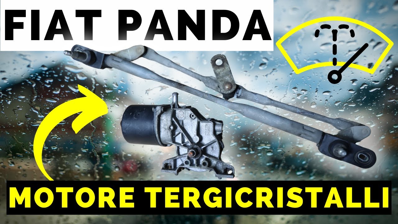 Sostituzione del Motorino Tergicristalli nella Fiat Panda 169