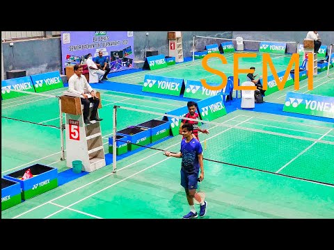KIRAN GEORGE V/S MITHUN M BAI SERIES SENIOR BADMINTON TOURNAMENT AT CHENNAI | SEMI FINAL