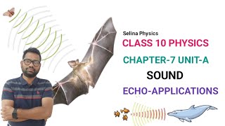 ICSE PHYSICS CLASS 10 ||CHAPTER-7 UNIT-A||SOUND||ECHO-CONDITIONS-APPLICATIONS||TYPES OF WAVES||