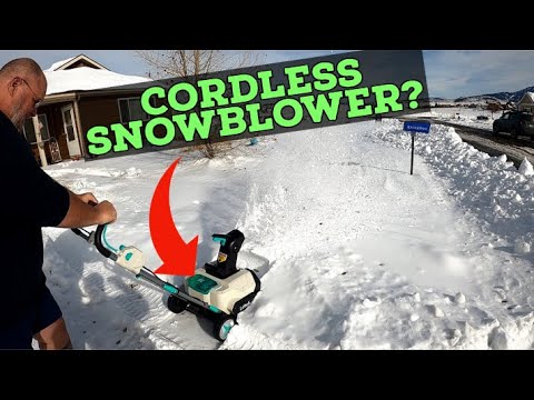 Do Cordless Snow Blowers Work? (Litheli 40V Snow Blower Review)