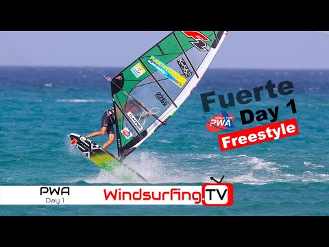 Day 1 – Freestyle – Fuerteventura – PWA World cup – 2019