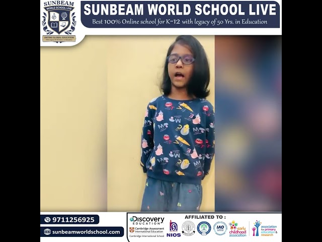 Sunbeam World School Summer Camp