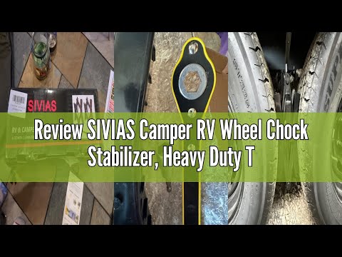 Review SIVIAS Camper RV Wheel Chock Stabilizer, Heavy Duty Tire Locking Chock RV Camper Accessories