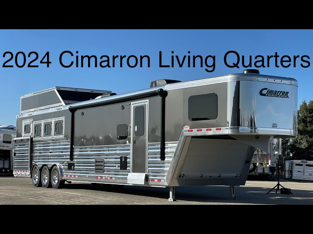 Preview image of 2024 Cimarron Norstar 4 Horse Living Quarters With Air Rise youtube video