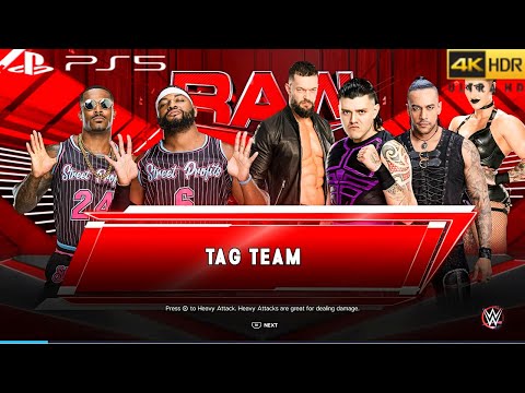 WWE 2K23 (PS5) - THE STREET PROFITS vs THE JUDGMENT DAY | TAG TEAM TURMOIL | RAW, JAN. 9, 2023 [4K]