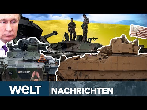 PUTINS KRIEG - PANZER FÜR DIE UKRAINE: Russland wertet deutsche Zusage als Eskalation | WELT Stream