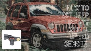 Jeep Liberty ESP / ABS / ESP Brake lights on wheel speed sensor test With full repair manual ￼