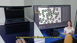 Instant vision measuring machine that measures 500 dimensions in 1S #qualitycontrol #measurement