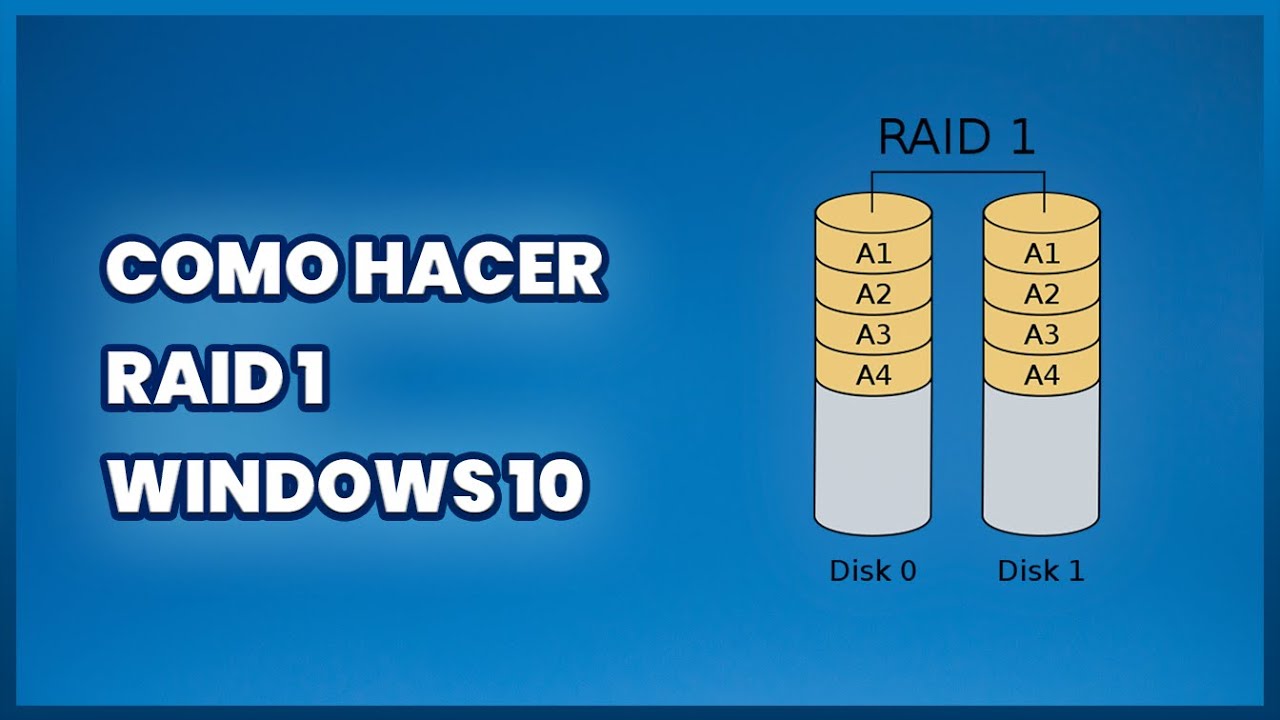 ¿Puede Windows 10 pro hacer RAID?