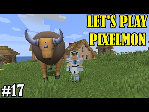 Giant Tauros - Let's Play Minecraft Pixelmon Episode 17