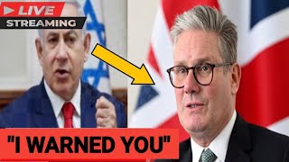 1 MIN AGO: Israel's 2-Word Message Sends Starmer Into MELTDOWN Britain in TOTAL Panic!