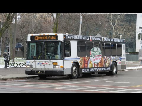 [Short] NFTA Metro Ride Route 32B Outbound Bus 2130 - 2001 Gillig Advantage