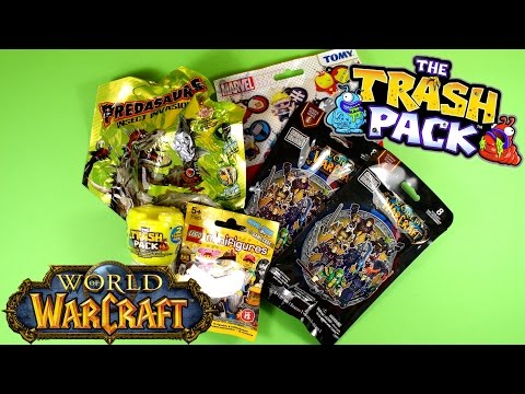 Blind Bags World of Warcraft, Marvel, Trash Pack Lego SURPRISE UNBOXING [038]