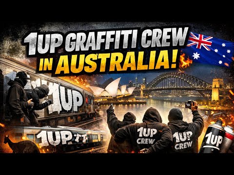 1UP GRAFFITI CREW TOUCH DOWN IN AUSTRALIA 🇦🇺🔥 | GLOBAL VANDALS