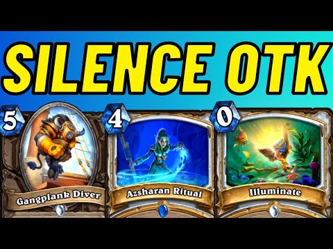 SHHH! Azsharan Ritual OTK! Silence Priest Combo! | Hearthstone