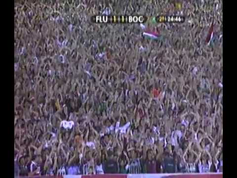 FLUMINENSE X boca no maracanã gol de Conca