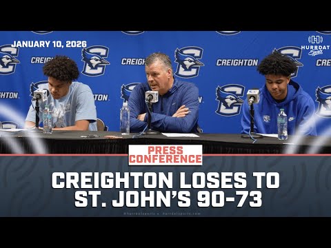 Creighton Basketball Falls To St. John's | Creighton Basketball Postgame Press Conference