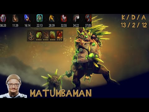 MATUMBAMAN BristleBack Gameplay vs Tundra Esports                      (Fountain Rampage)