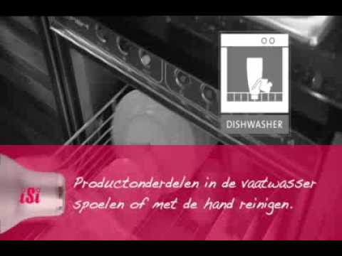 iSi Gourmet Whip_Reiniging_nederlandse