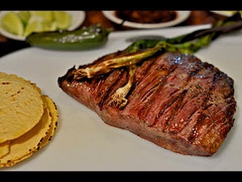 Recipe for Grilled Flank Steak / Carne Assada