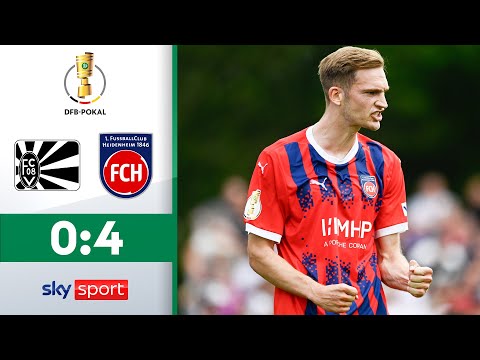 Überragender Breunig bei Pflichtsieg | FC 08 Villingen - 1. FC Heidenheim | Highlights | DFB Pokal
