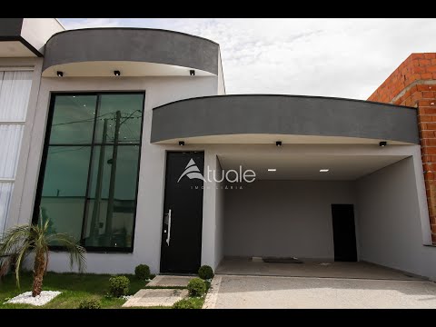 Moderna, sofisticada e cheia de personalidade. Casa no Olívio Franceschini em Hortolândia.