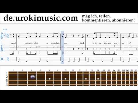 Ukulele Unterricht Justin Bieber - Sorry Noten Lernen Teil#2 um-i995