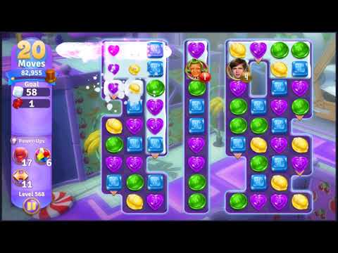 Wonka's World of Candy Level 568 - NO BOOSTERS + FULL STORY 🍫 | SKILLGAMING ✔️